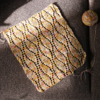 Eindeloze Golven sjaal PDF Patroon